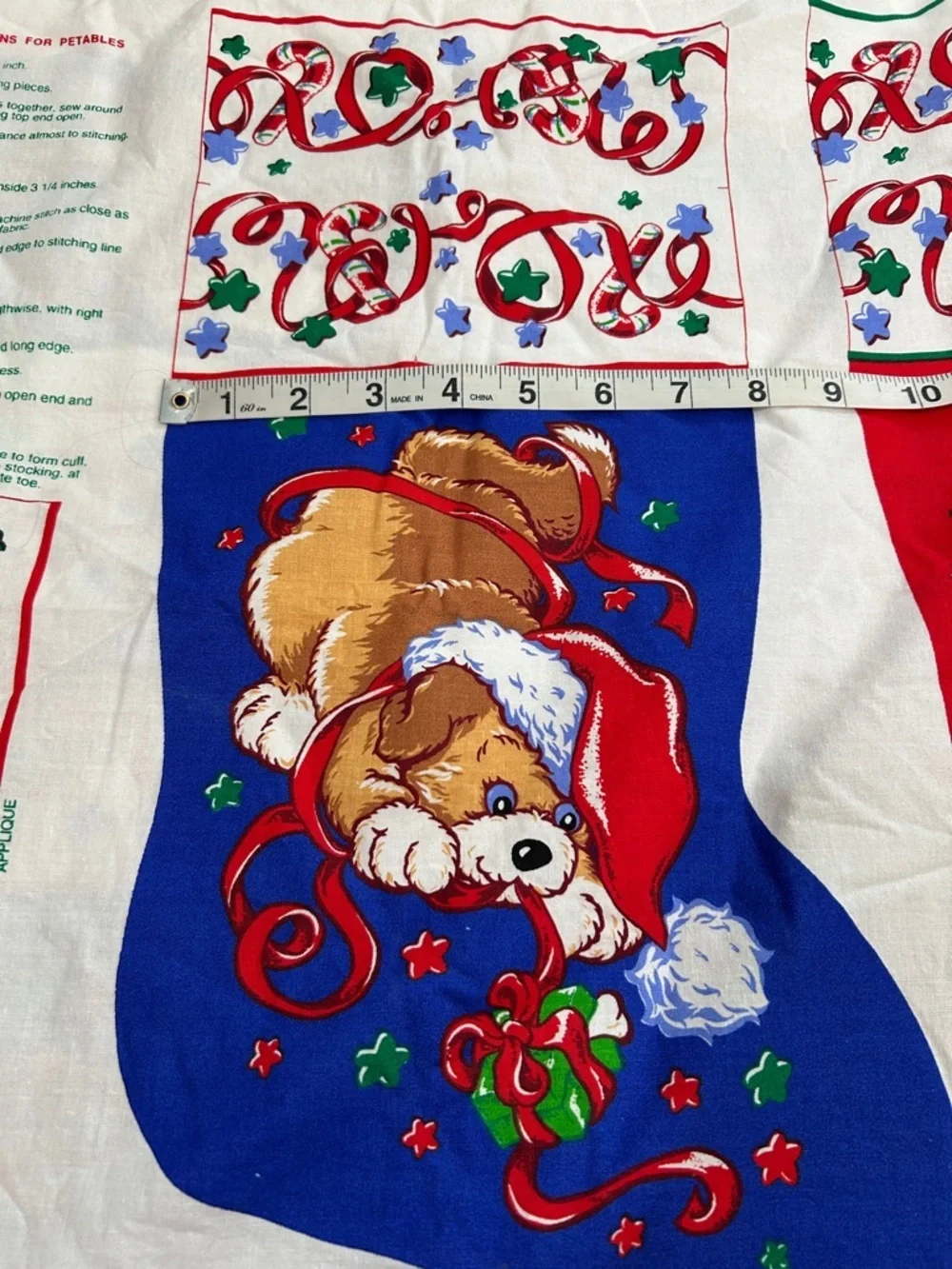 Vintage Cheryl Ann Johnson‎ Christmas Holiday Stocking Sewing Craft 3 Stockings